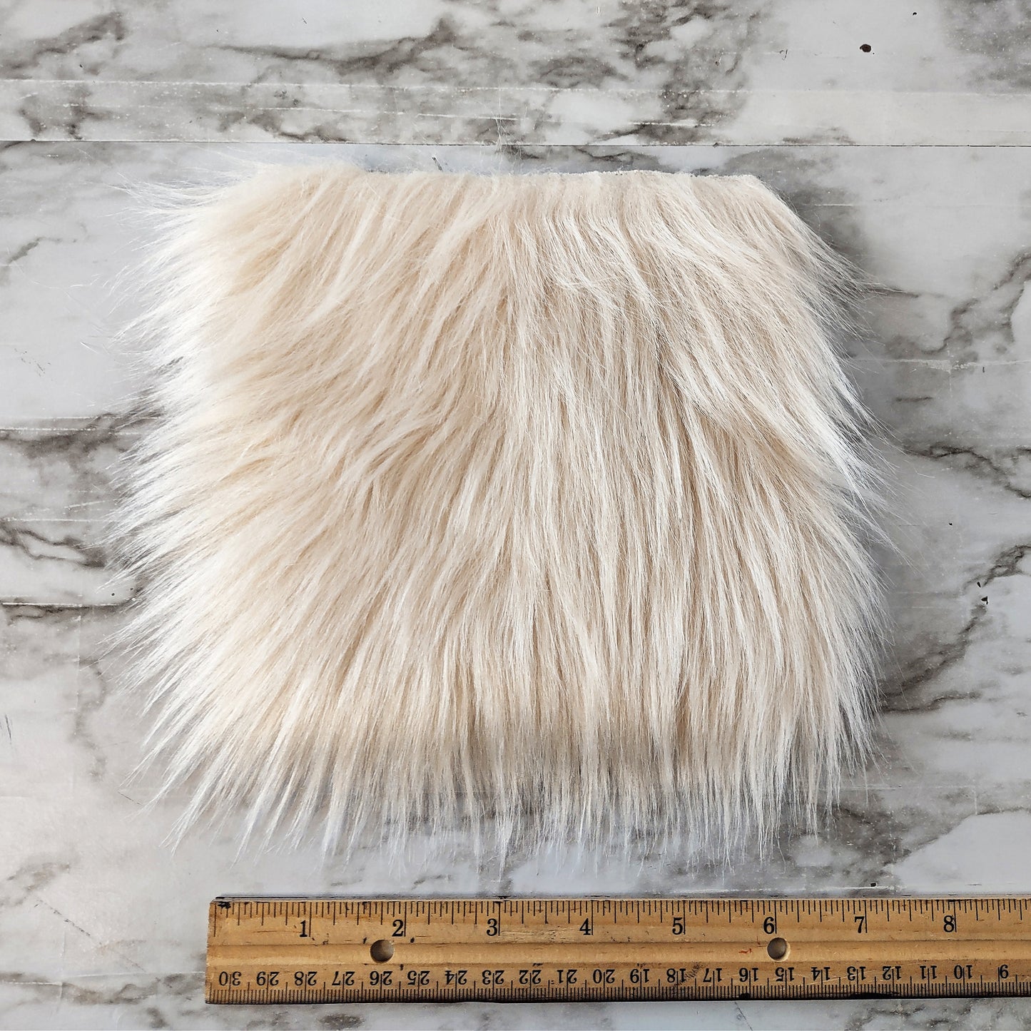 6" Large | DIY Faux Fur Pom Squares | Pre-Cut Faux Fur Squares