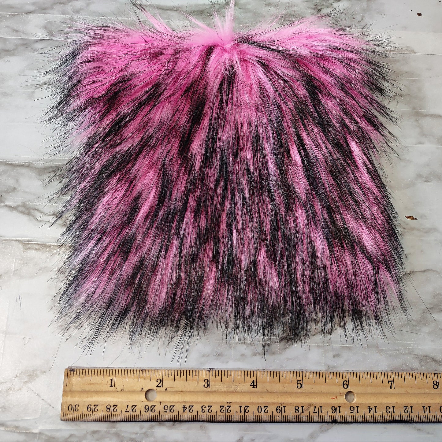 6" Large | DIY Faux Fur Pom Squares | Pre-Cut Faux Fur Squares