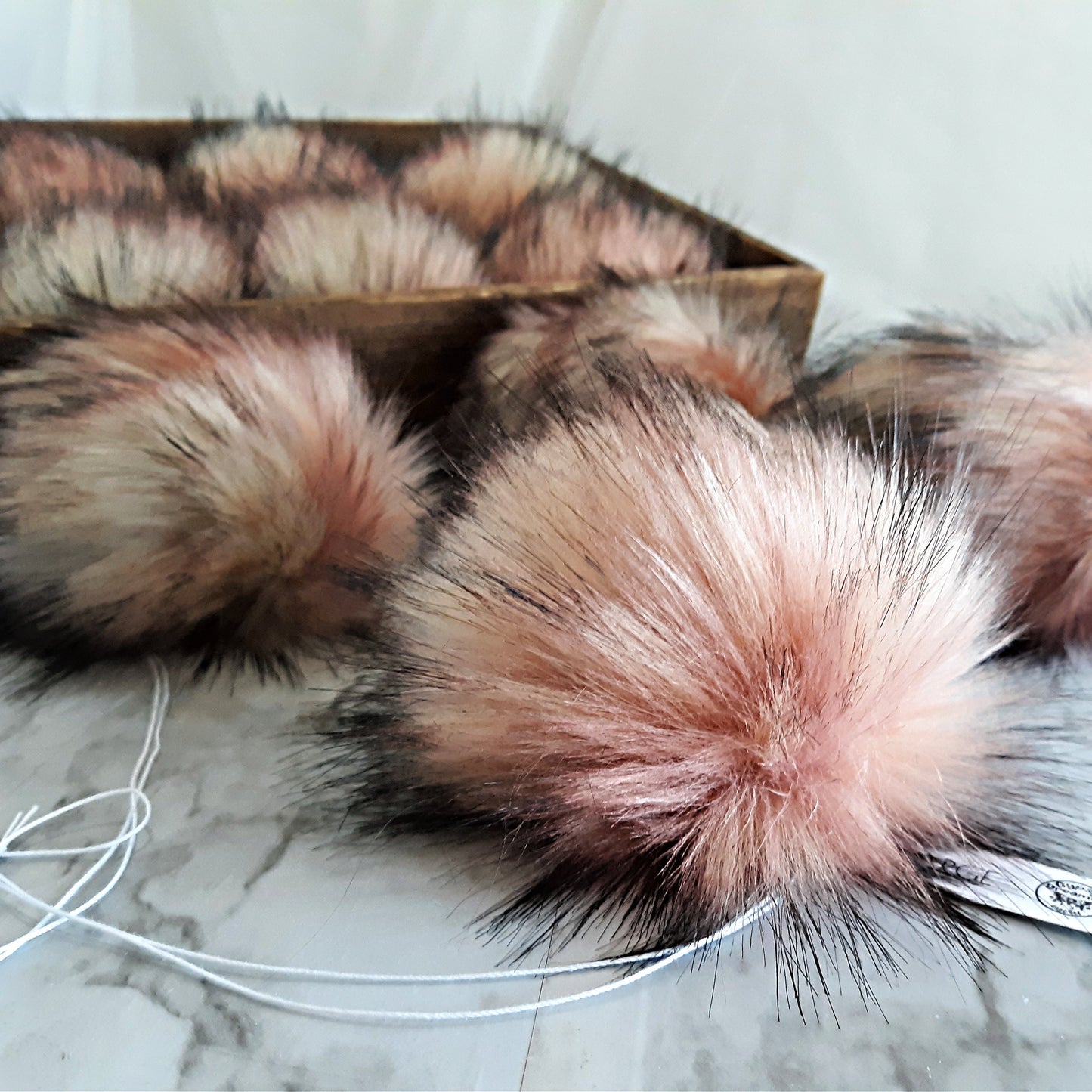 Bulk Faux Fur Poms | 5" Medium | Packs of 10