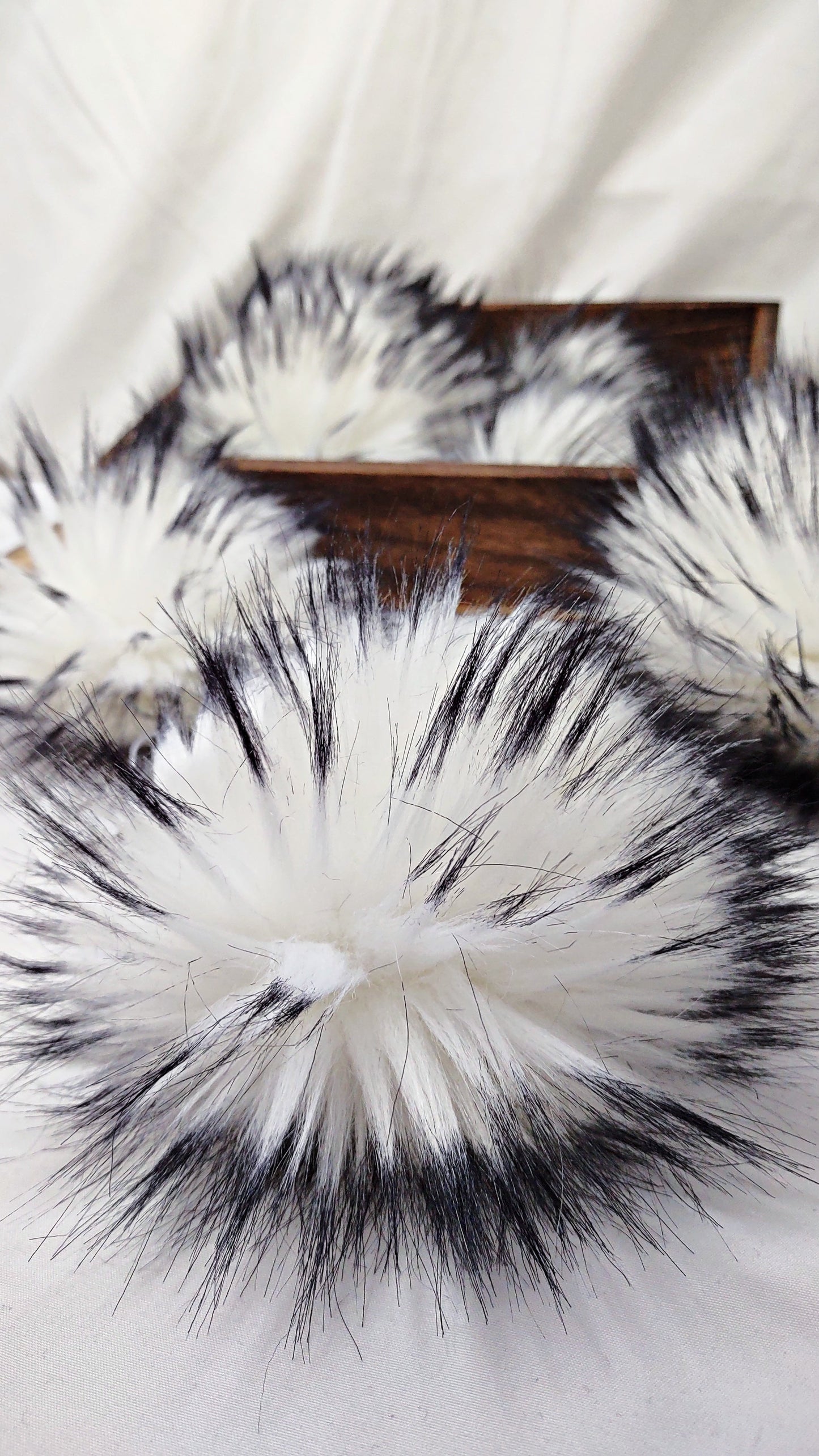 Bulk Faux Fur Poms | 5" Medium | Packs of 10