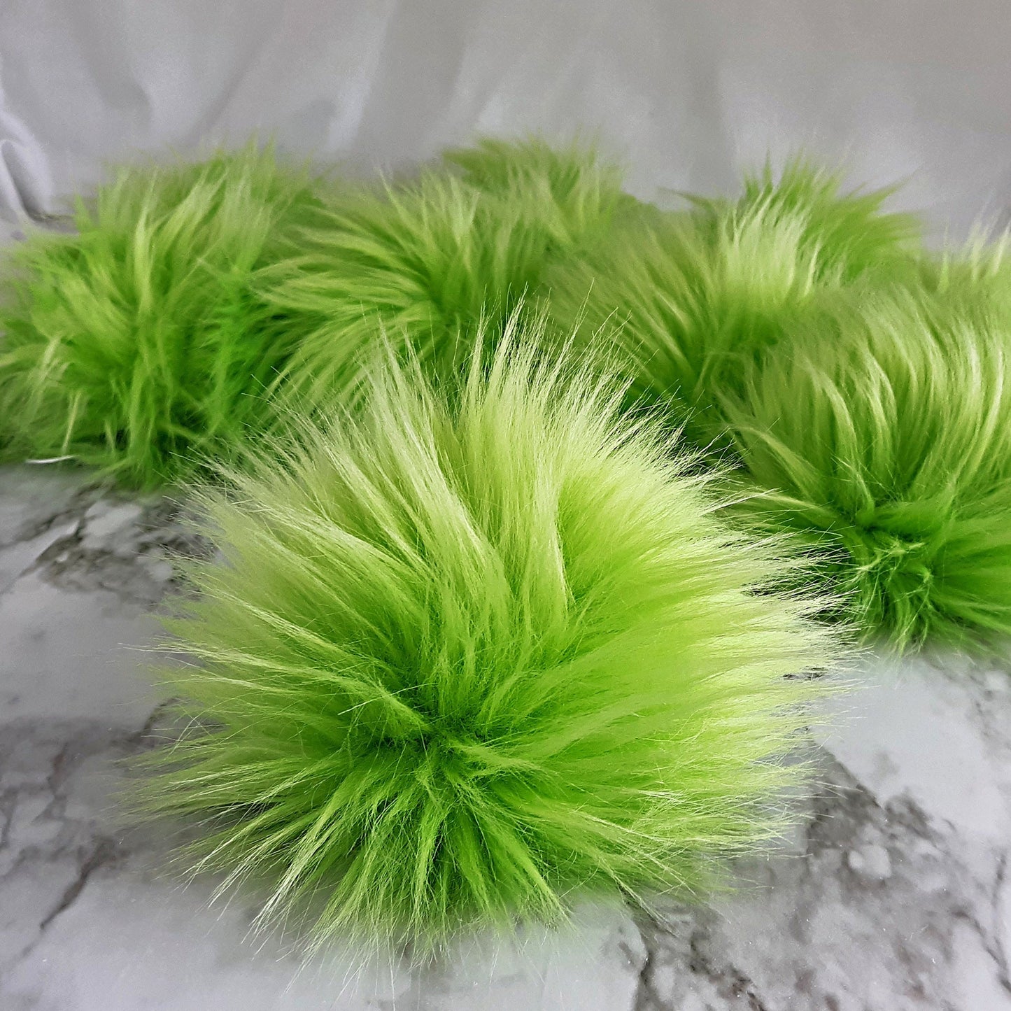 Bulk Faux Fur Poms | 6" Large | Packs of 10