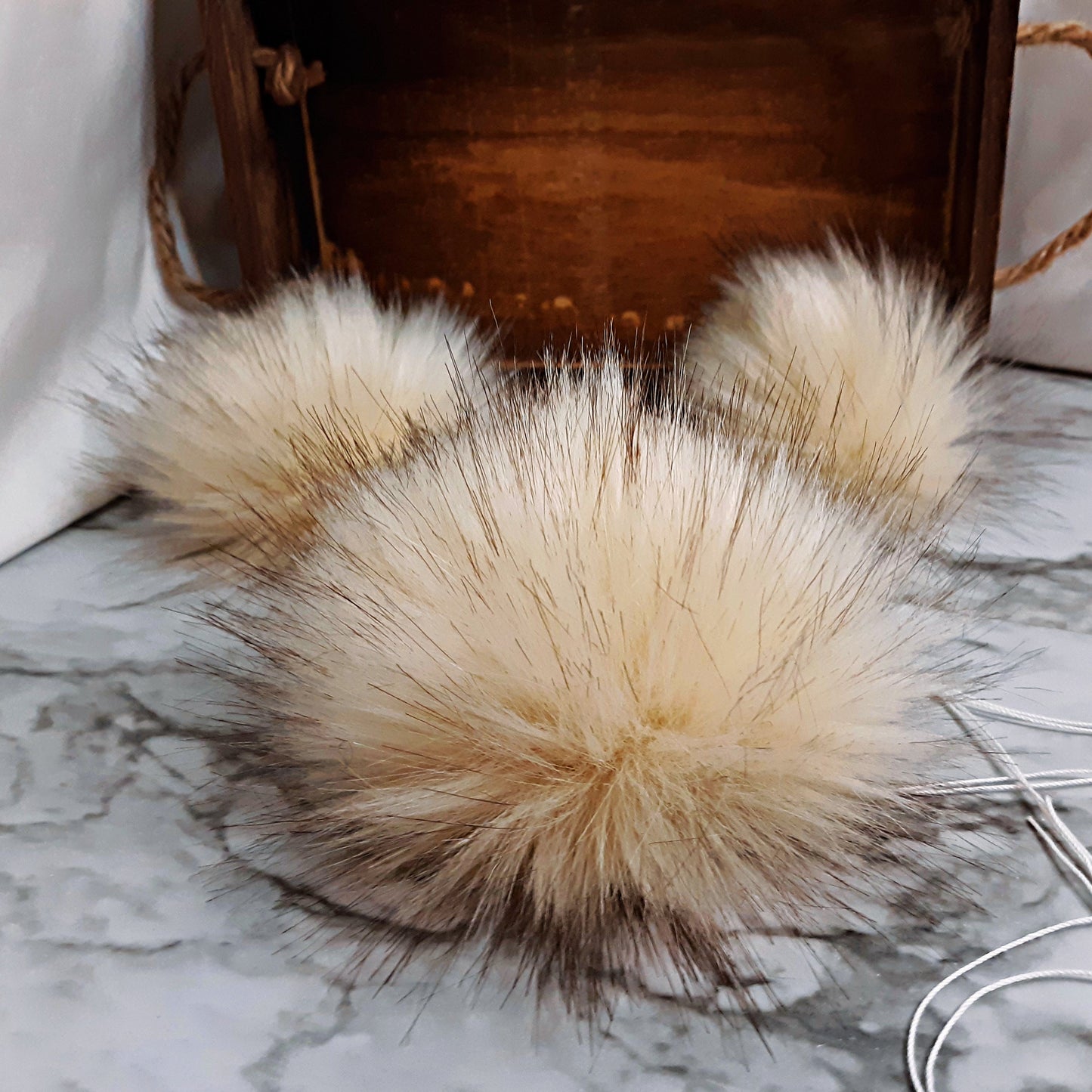 Bulk Faux Fur Poms | 6" Large | Packs of 10