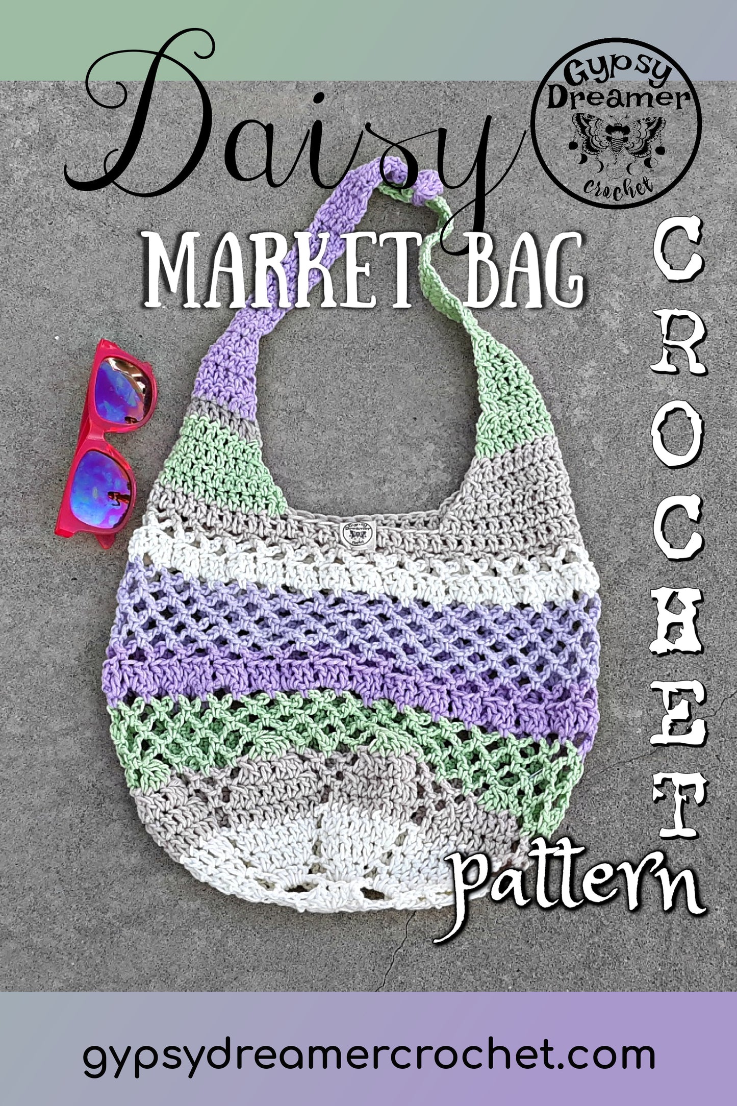 DAISY Farmers Market Bag Crochet Pattern
