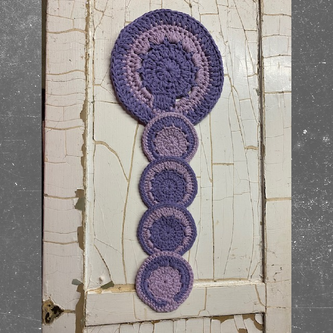 Crochet Pattern, Boho Trivet and Coaster Set, Digital Crochet