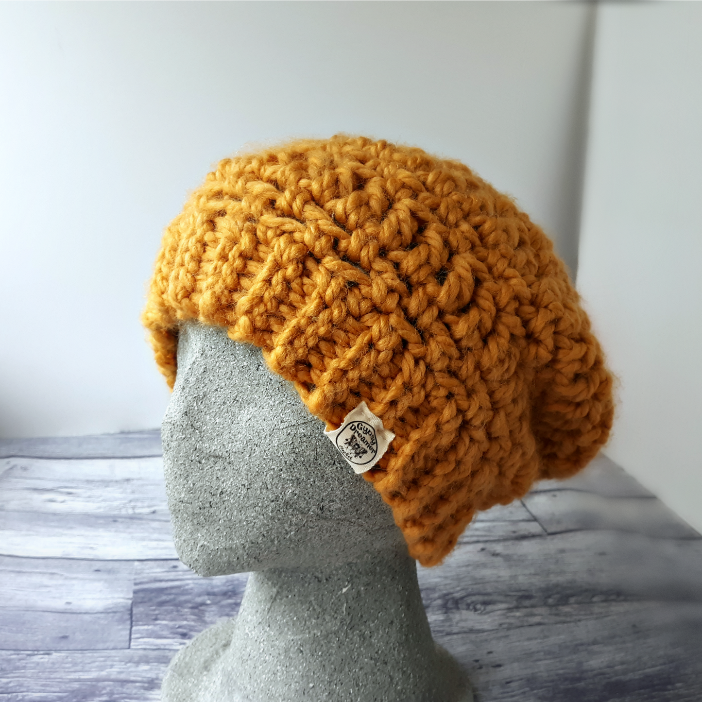 Chunky Slouchy Tam Beanie Crochet Pattern | EDE