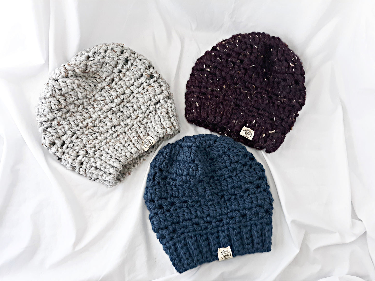 Chunky Slouchy Tam Beanie Crochet Pattern | EDE