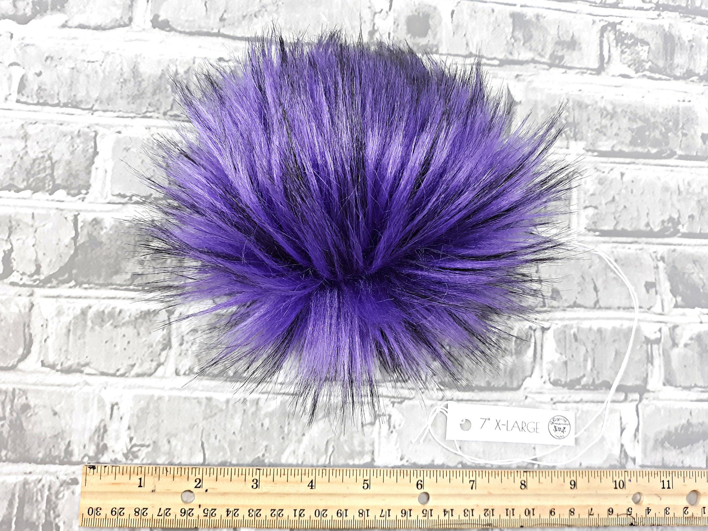 AMETHYST Purple Faux Fur Pom Poms | Gypsy Dreamer Crochet