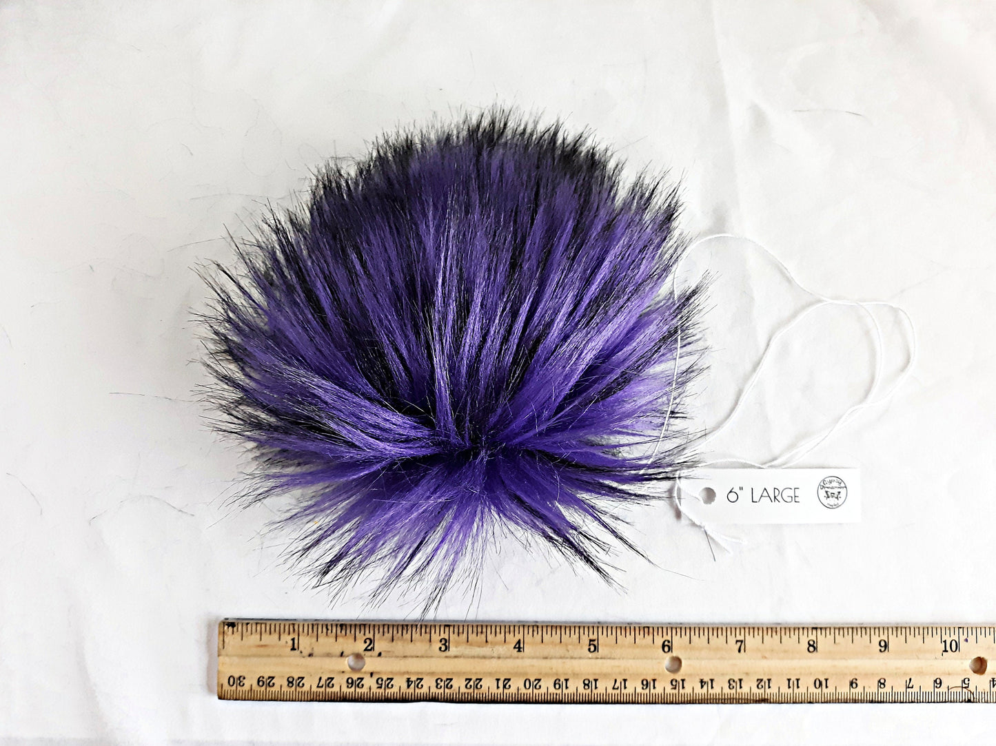 AMETHYST Purple Faux Fur Pom Poms | Gypsy Dreamer Crochet