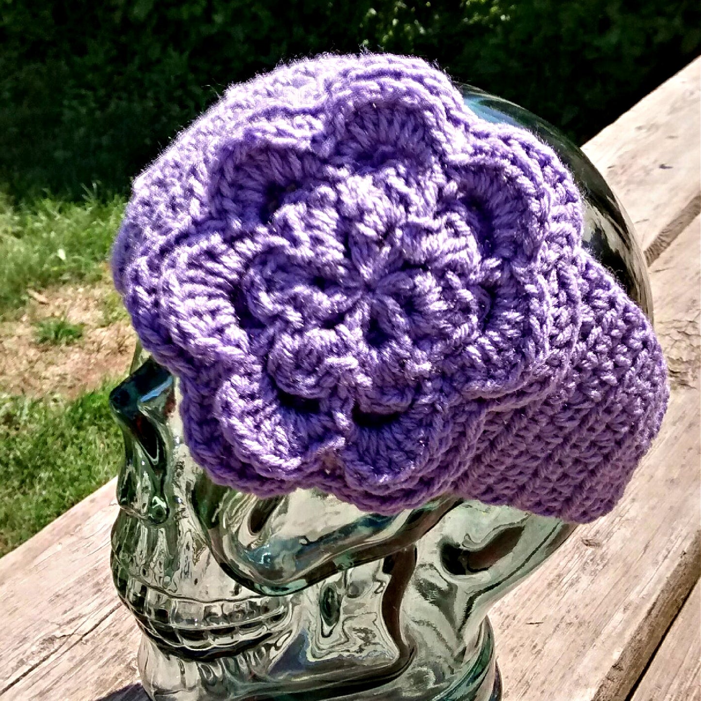 PEONY Headwrap/Earwarmer Crochet Pattern