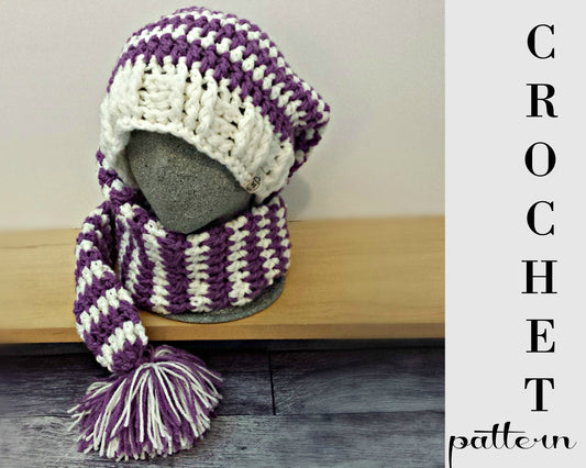 NIKOLAI Long Cap Crochet Pattern