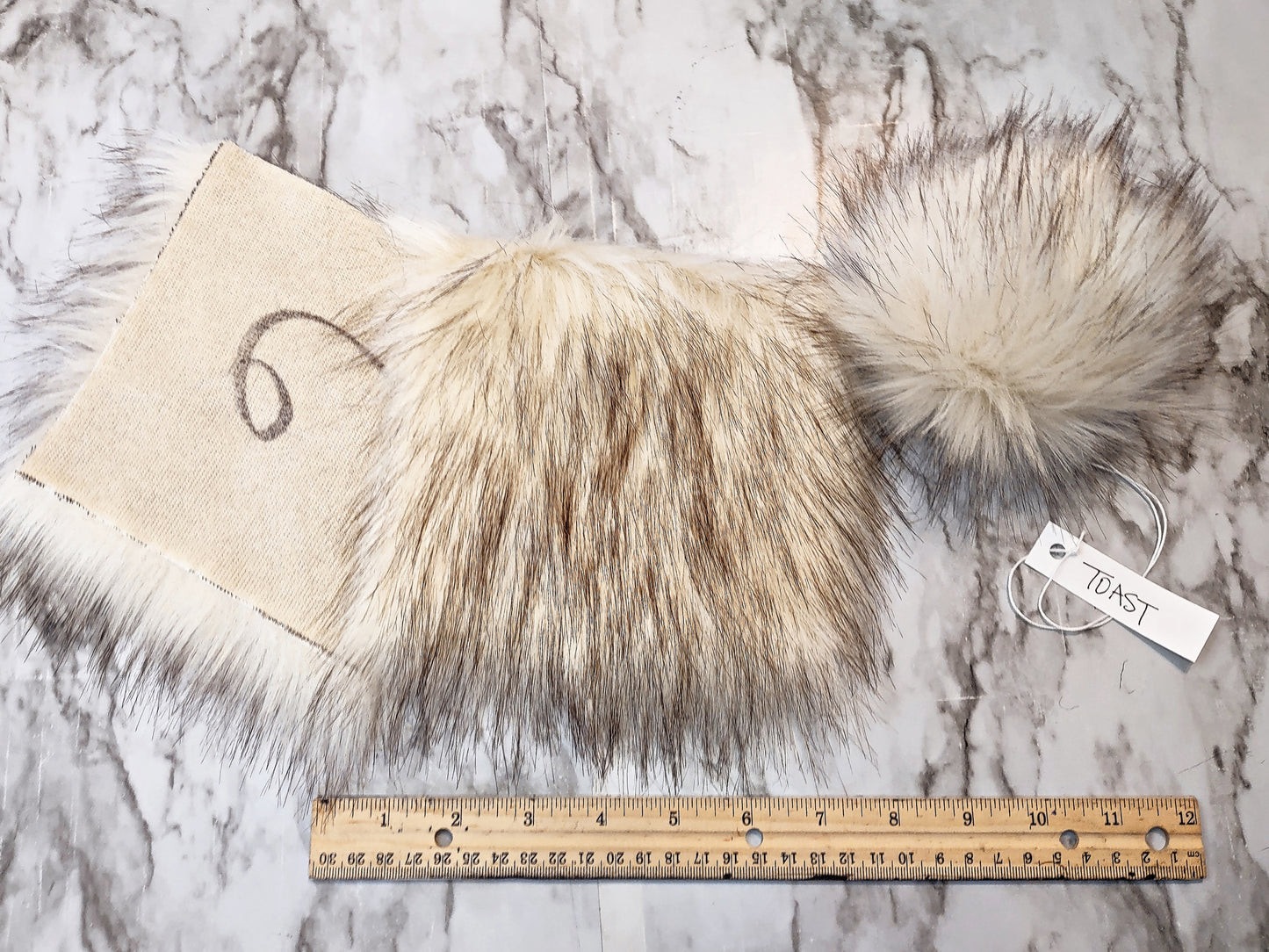 6" Large | DIY Faux Fur Pom Squares | Pre-Cut Faux Fur Squares
