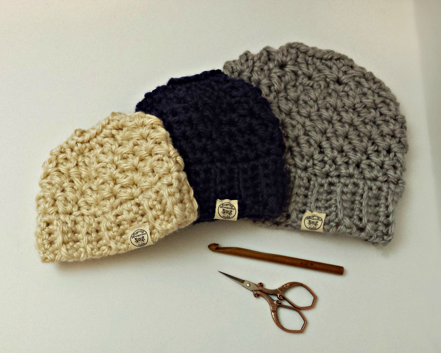 Chunky Bun Beanie Crochet Pattern | VALERIE