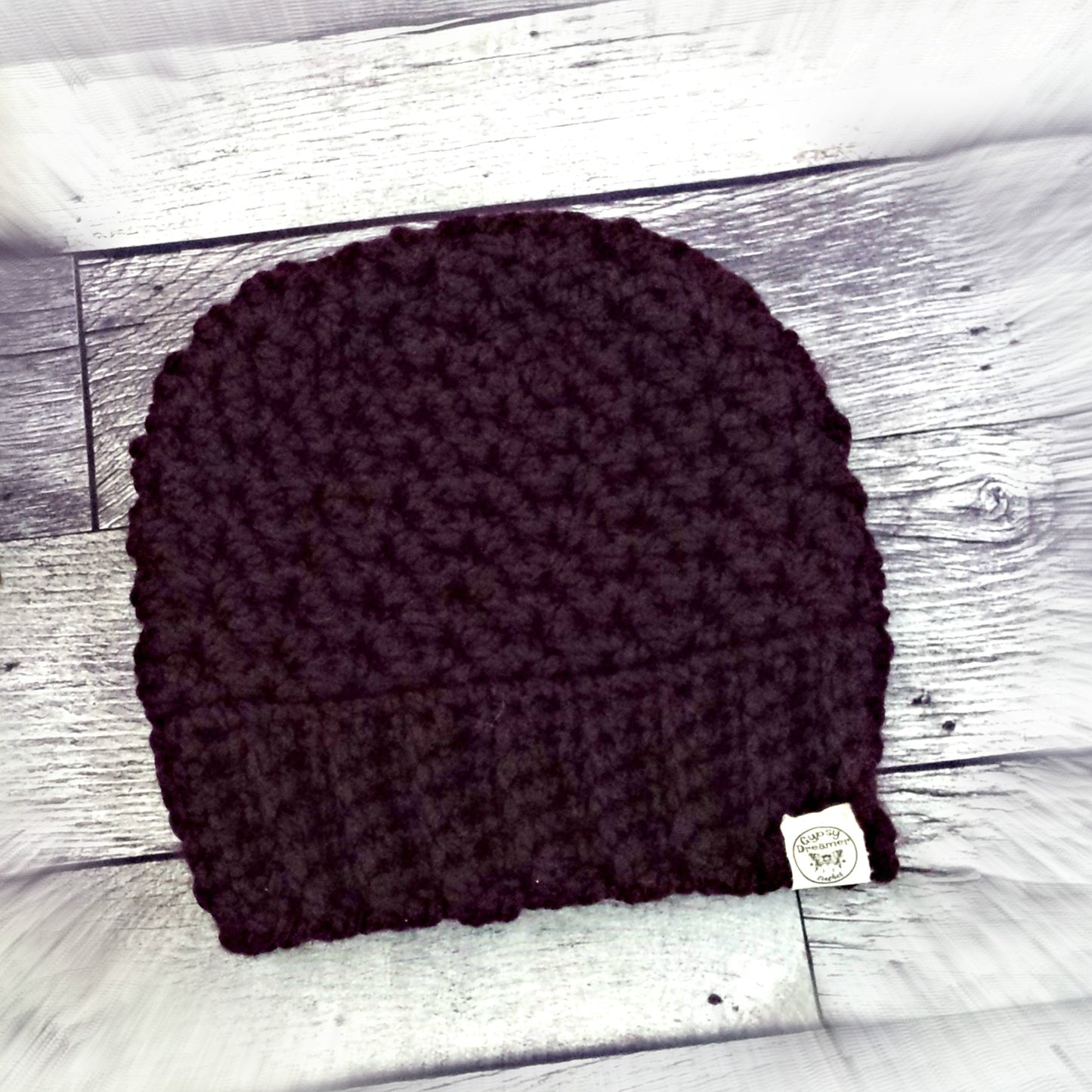 Chunky Bun Beanie Crochet Pattern | VALERIE